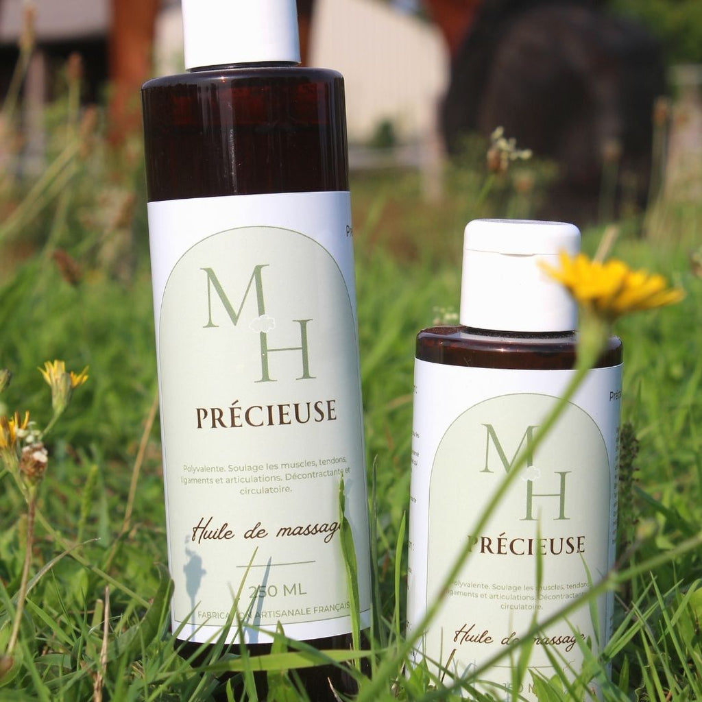 Précieuse - Huile de massage sans HE - Mellow Horses