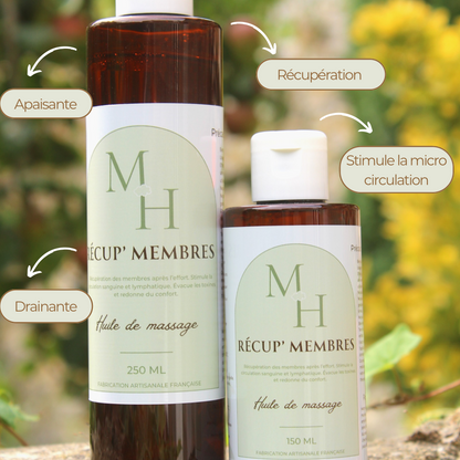 ☁ Récup' membres - huile de massage - Mellow Horses
