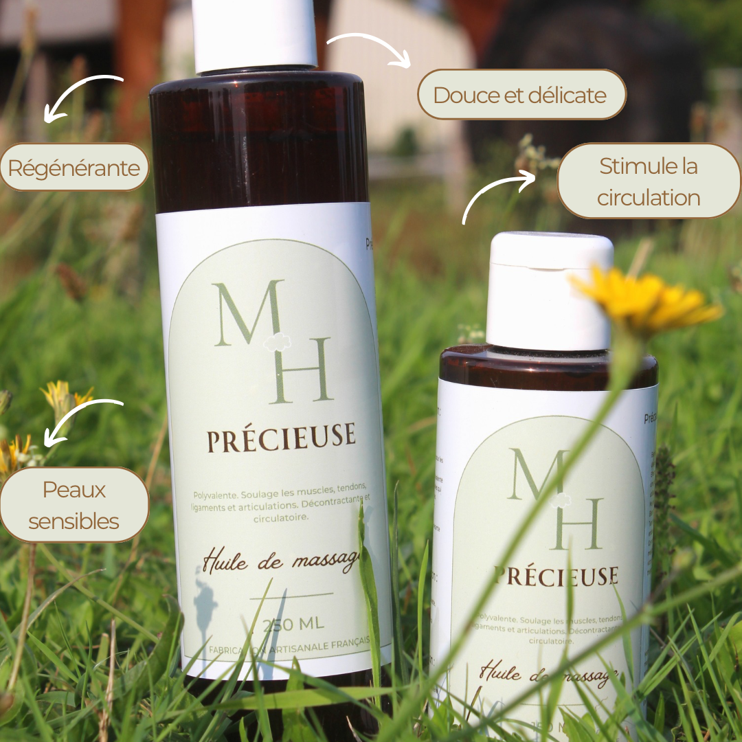 ☁ Précieuse - Huile de massage - Mellow Horses