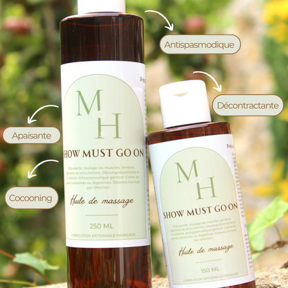 ☁ Show must go on - huile de massage - Mellow Horses