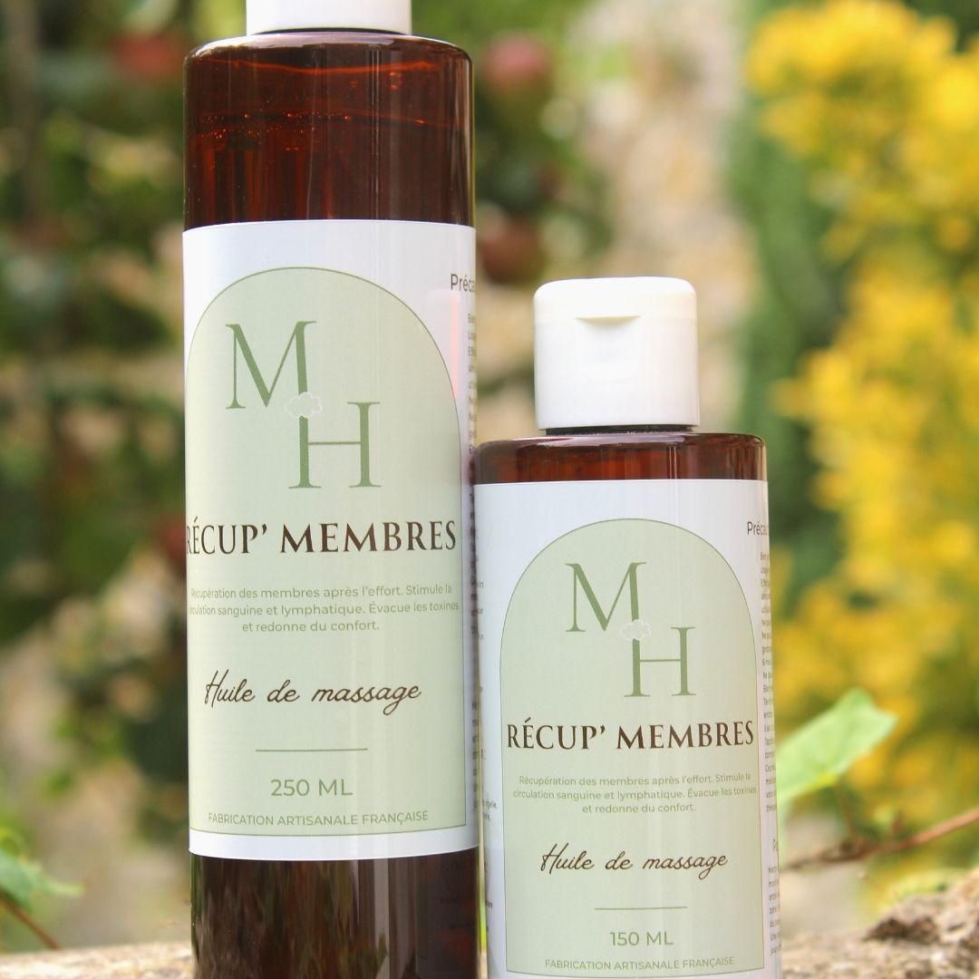 Récup' membres - huile de massage - Mellow Horses
